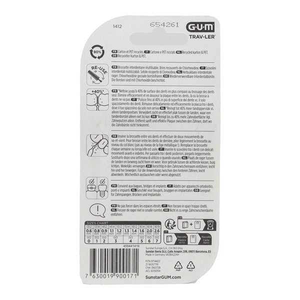 Gum Trav-Ler brossette interdentaire cylindrique