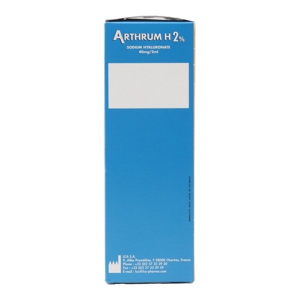 Arthrum H 2% 40 mg/2 ml solution injectable seringue