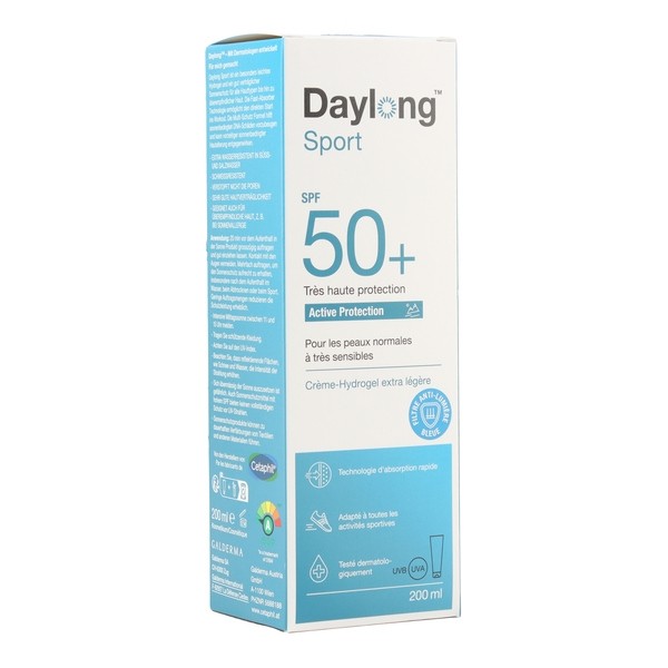 Daylong Sport crème solaire hydrogel extra légère SPF 50+
