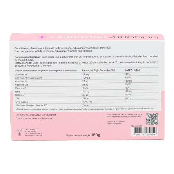 Oligobs Procréa F+ sachets