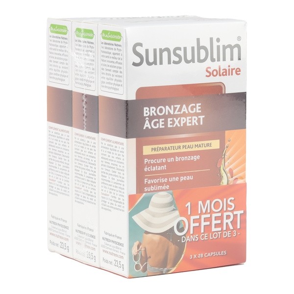 Sunsublim Solaire Bronzage Age expert capsules
