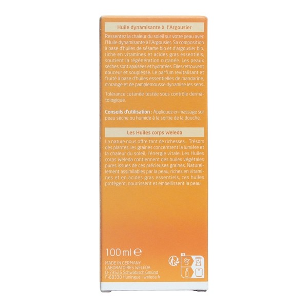Weleda Argousier Huile dynamisante bio