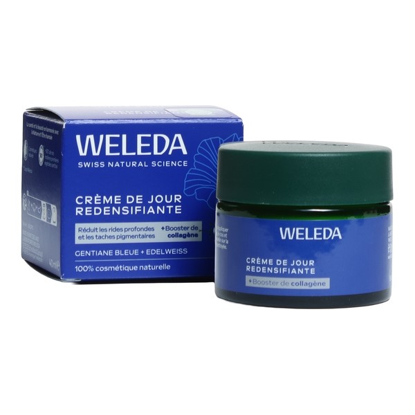 Weleda crème de jour redensifiante bio Gentiane bleue et Edelweiss