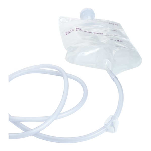 Barikyt simple contraste avec poche de lavement