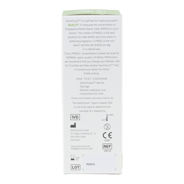 SwimCount Autotest de fertilité pour homme