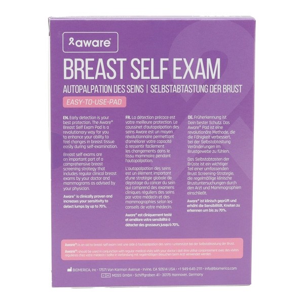 Coussinet d'autopalpation des seins