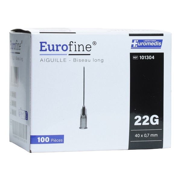 Eurofine aiguilles hypodermiques x 100