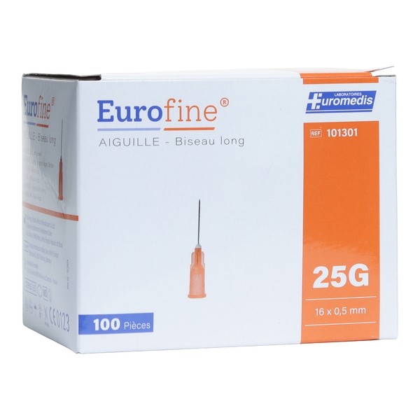Eurofine aiguilles hypodermiques x 100