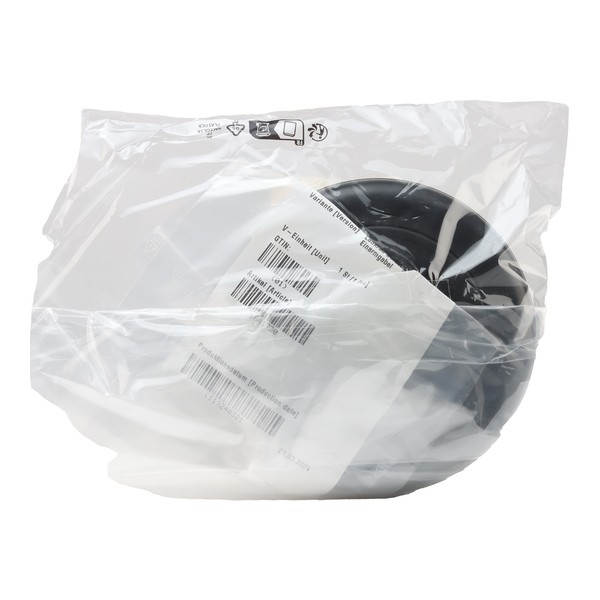 Invacare roue noire 6x2"