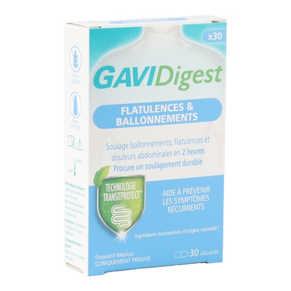 GaviDigest Flatulences et ballonnements gélules