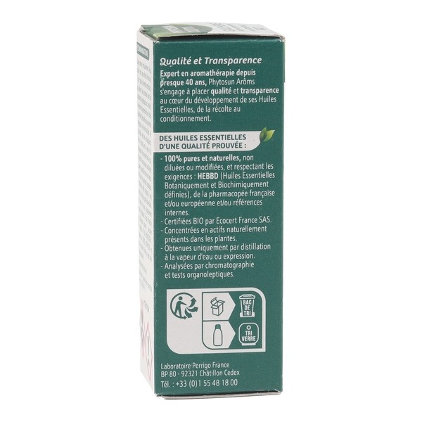 Phytosun Arôms huile essentielle Gaulthérie Bio