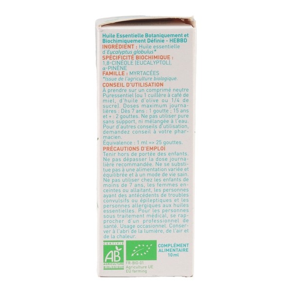 Puressentiel Huile essentielle Eucalyptus globuleux Bio