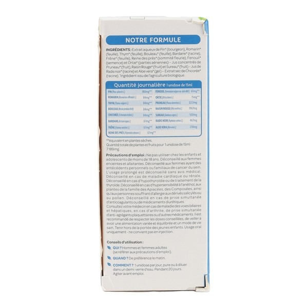 Super Diet Drainaflore bio unidoses