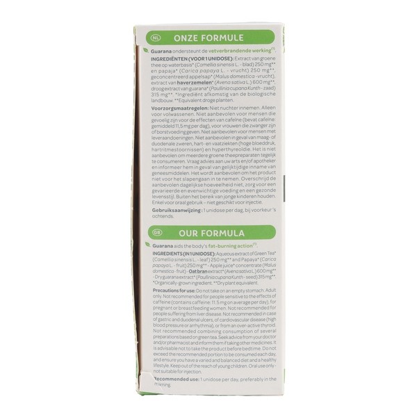 Super Diet Quatuor Brûle-graisse bio unidoses