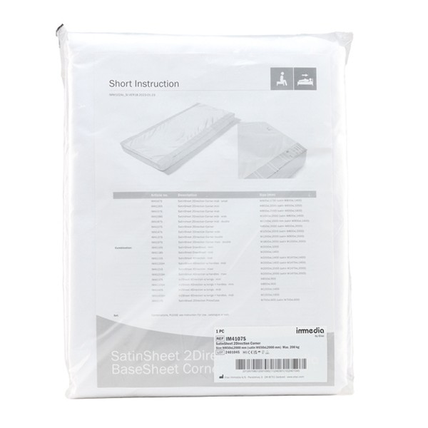 Alèse SatinSheet 2 Direction Basesheet Corner