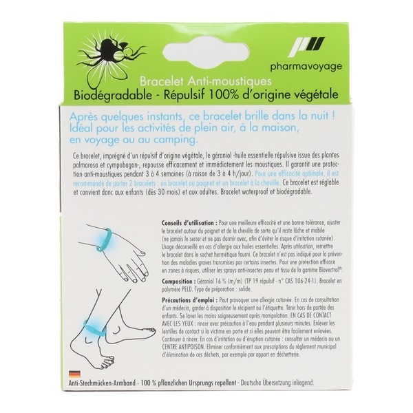 Pharmavoyage bracelet anti moustiques