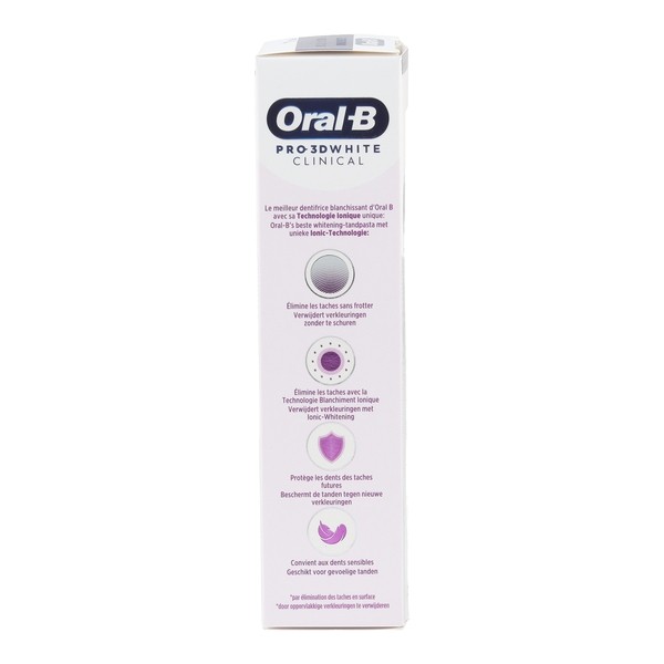 Oral B dentifrice blancheur intense