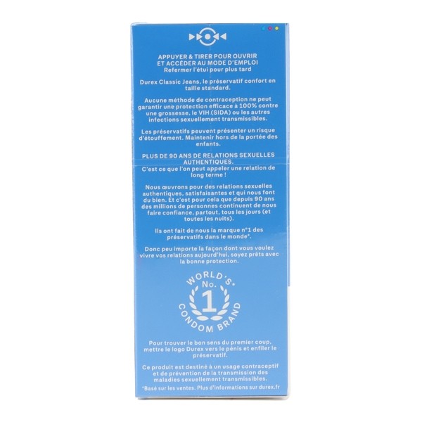 Durex Classic Jeans préservatifs