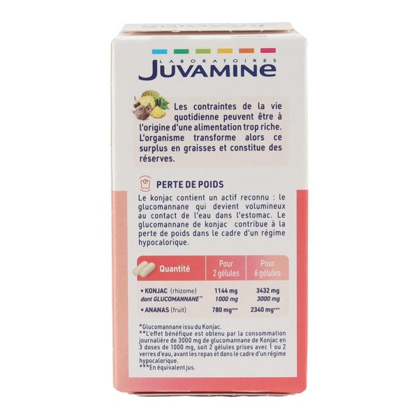 Juvamine Phyto Konjac Ananas gélules