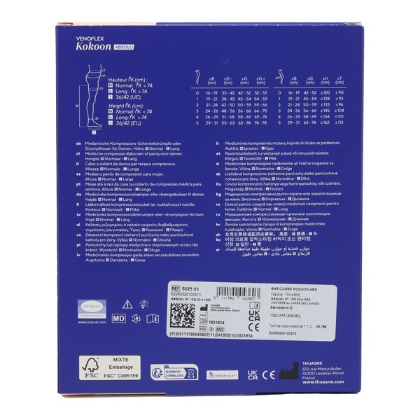 Venoflex Kokoon Absolu Bas de Contention Femme Classe 2