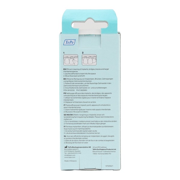 TePe Fil dentaire bridge et implant