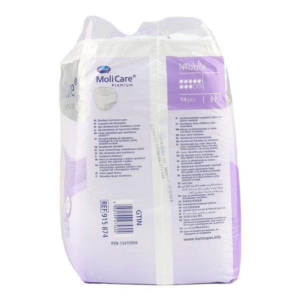 MoliCare Premium Mobile slips absorbants 8 gouttes