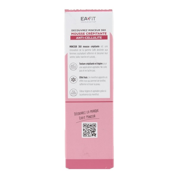 Eafit Minceur 360 Mousse crépitante anti cellulite