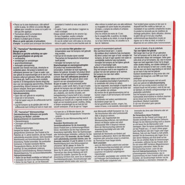 Thermacare Patch auto-chauffant multi-zones