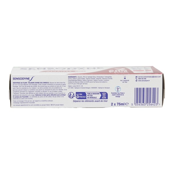 Sensodyne Dentifrice sensibilité et gencives