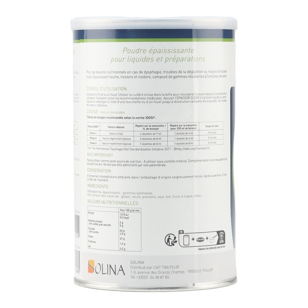 Nutrisis Epaissir Clear poudre épaississante