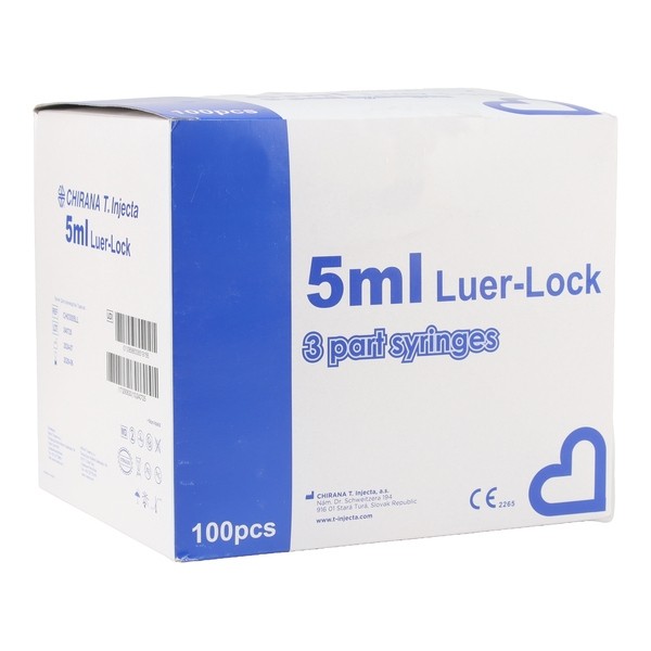 Seringue stérile 3 pièces Luer Lock
