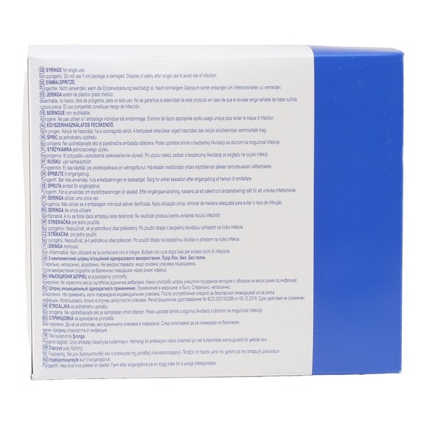 Seringue stérile 3 pièces Luer Lock