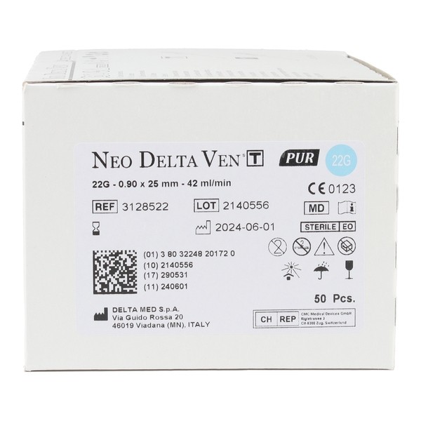 Cathéter droit Delta Ven T Pur