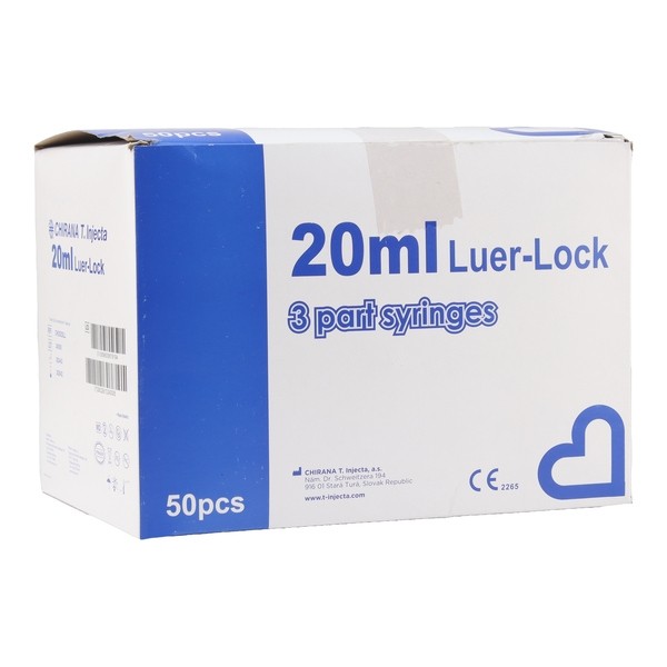 Seringue stérile 3 pièces Luer Lock