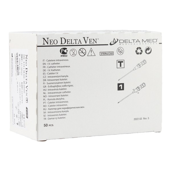 Cathéter droit Delta Ven T Pur