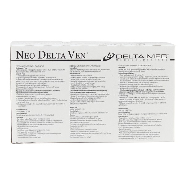 Cathéter droit Delta Ven T Pur