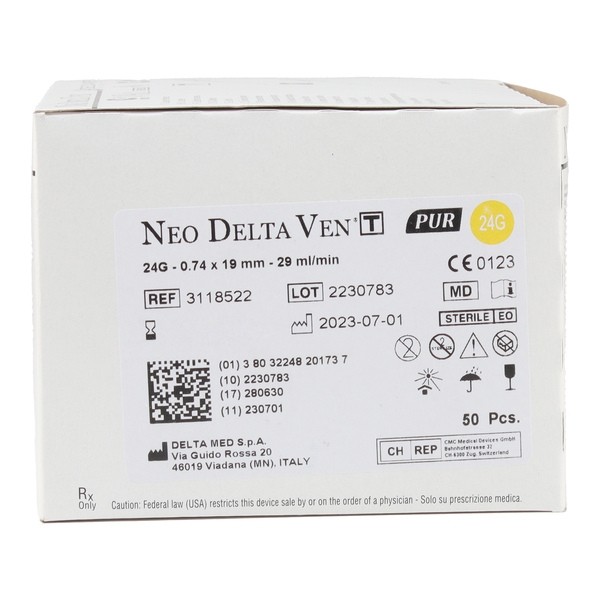 Cathéter droit Delta Ven T Pur