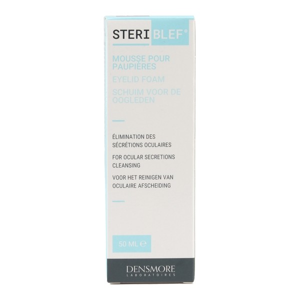 Steriblef mousse nettoyante hygiène paupières et cils