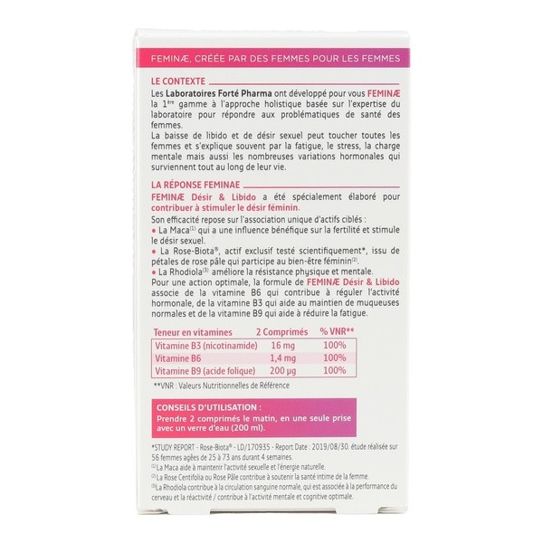 Forte Pharma Feminae Desir et Libido comprimé