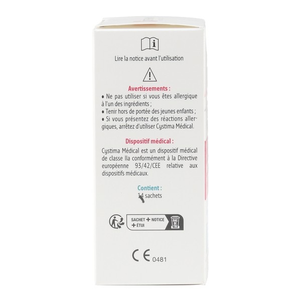 Forté Pharma Cystima médical sachets