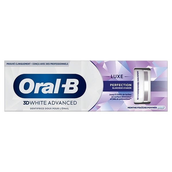 Oral B 3D White Advanced Luxe Perfection dentifrice