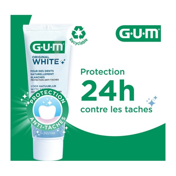 Gum Original White dentifrice blanchissant