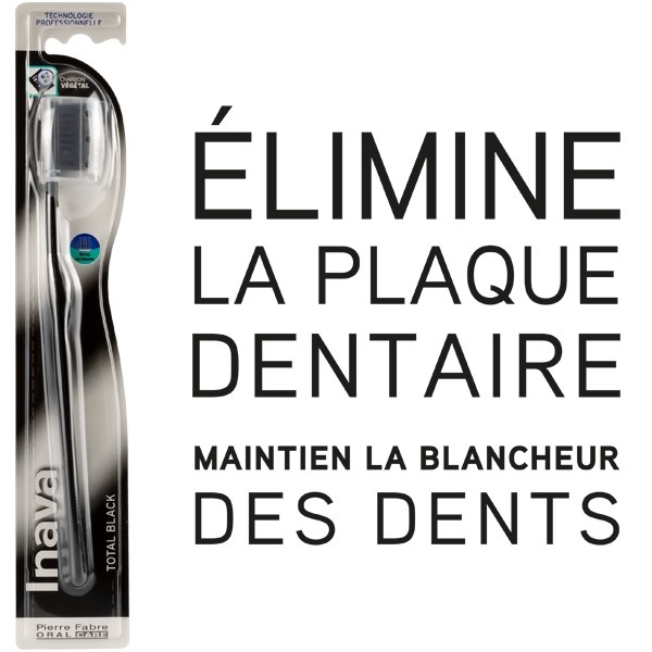 Inava Brosse à dents Total Black