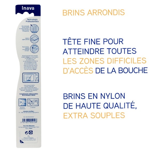 Inava Chirurgicale brosse à dents 15/100