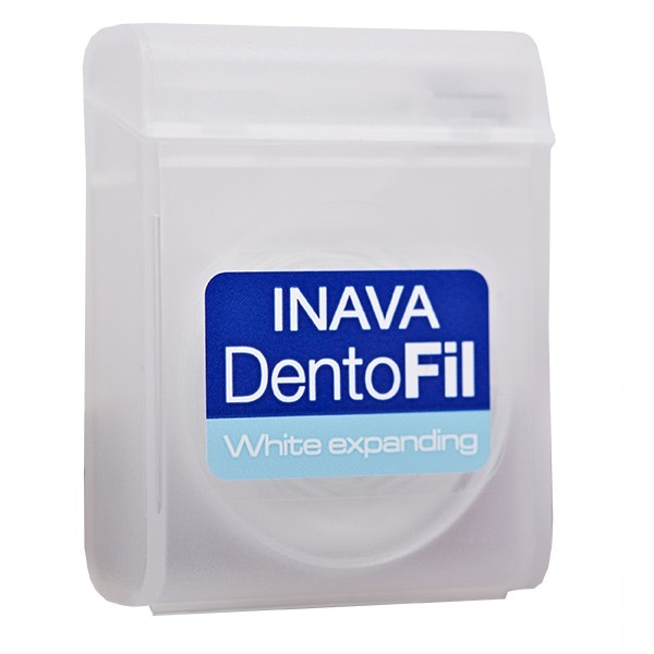 Inava DentoFil White expanding Fil dentaire mentholé 25 m