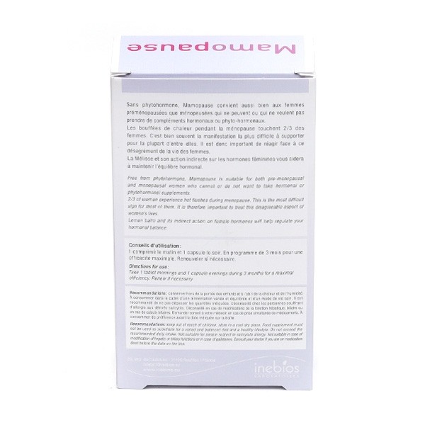 Mamopause comprimés + gélules