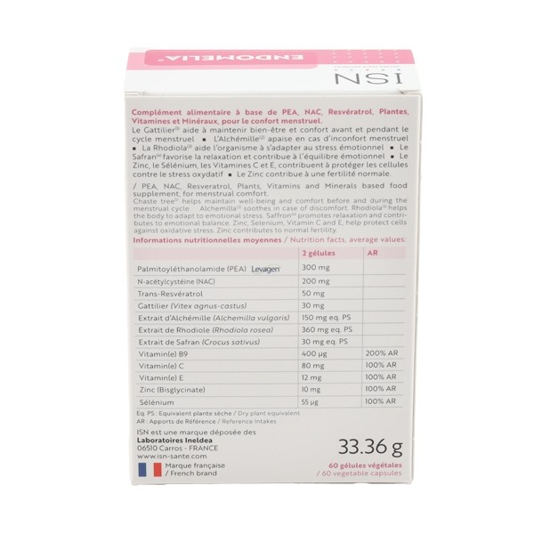 Endomelia Confort Menstruel Gélules