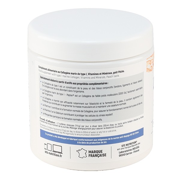 STC Nutrition Collagen duo pêche poudre