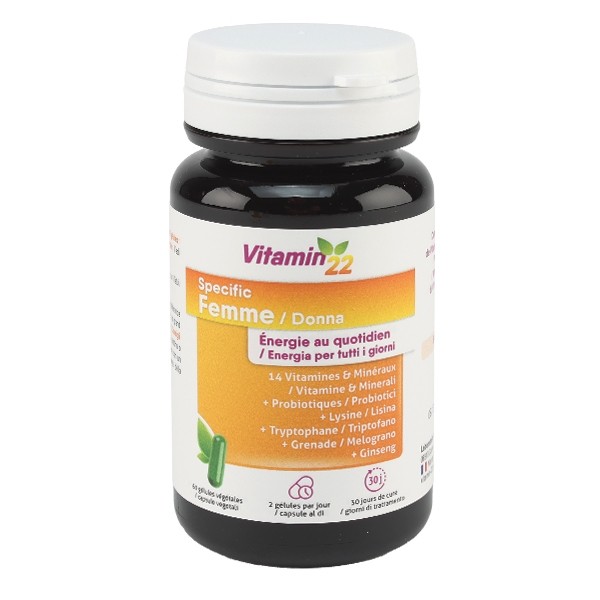 Vitamin'22 specific femme gélules