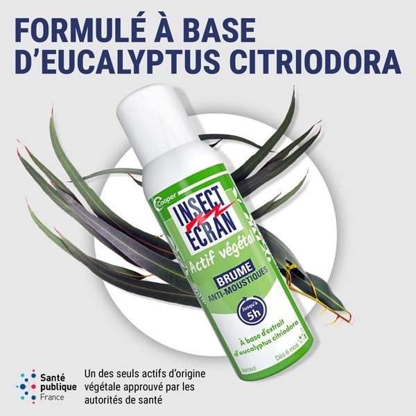 Insect Ecran Actif végétal Brume anti-moustiques